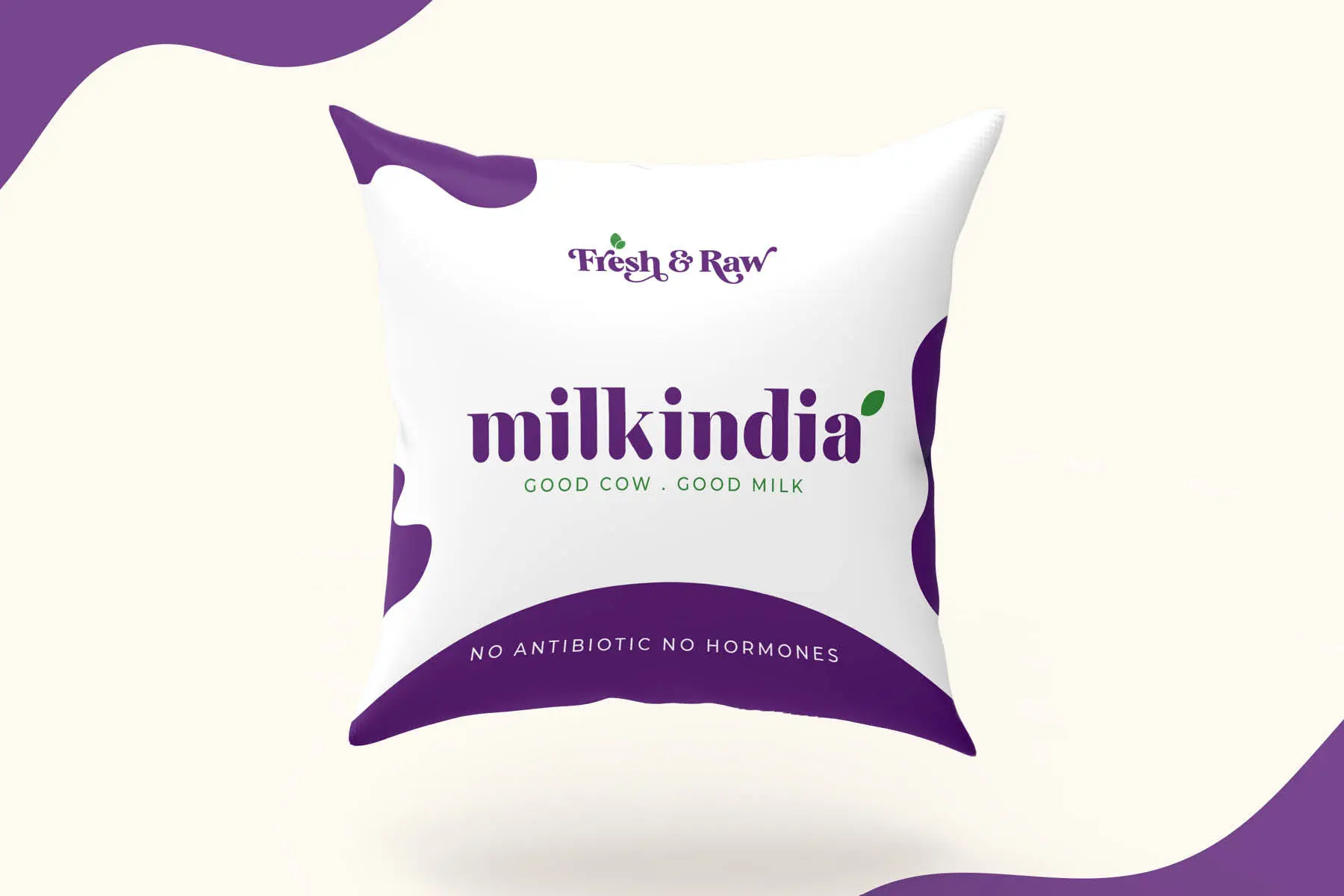 Dairy Products Logo and Packaging Design-4