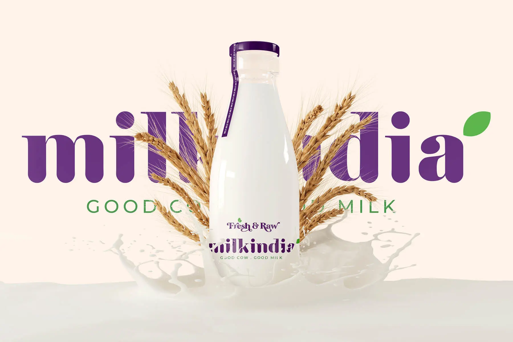 Dairy Products Logo and Packaging Design-1